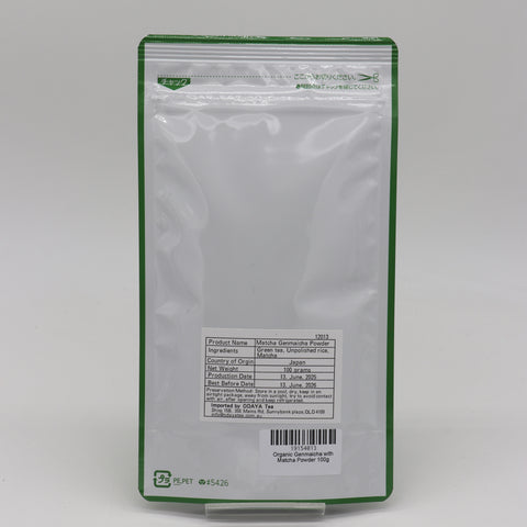 Organic Uji Genmaicha with Matcha Powder 100g