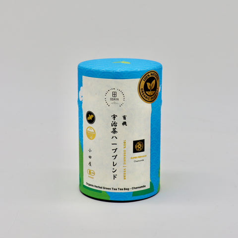 Organic Herbal Green Tea(Chamomile) TB -20 Bags(Tin)