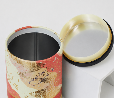 Semi Wide Tea Can 150g-Kyoga(Red)