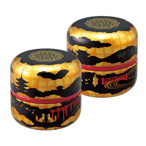 Gold Natsume Tea Can 80g-Nihontzukushi