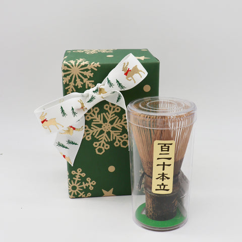 🎄Matcha Whisk 120 Prongs (Premium Bamboo) Chrismas Package