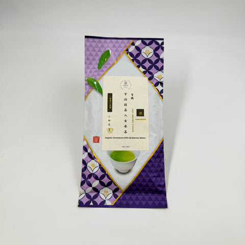 [2026 Spring Harvest] Genmaicha with Organic Uji Matcha-Matsu Super Premium-100g